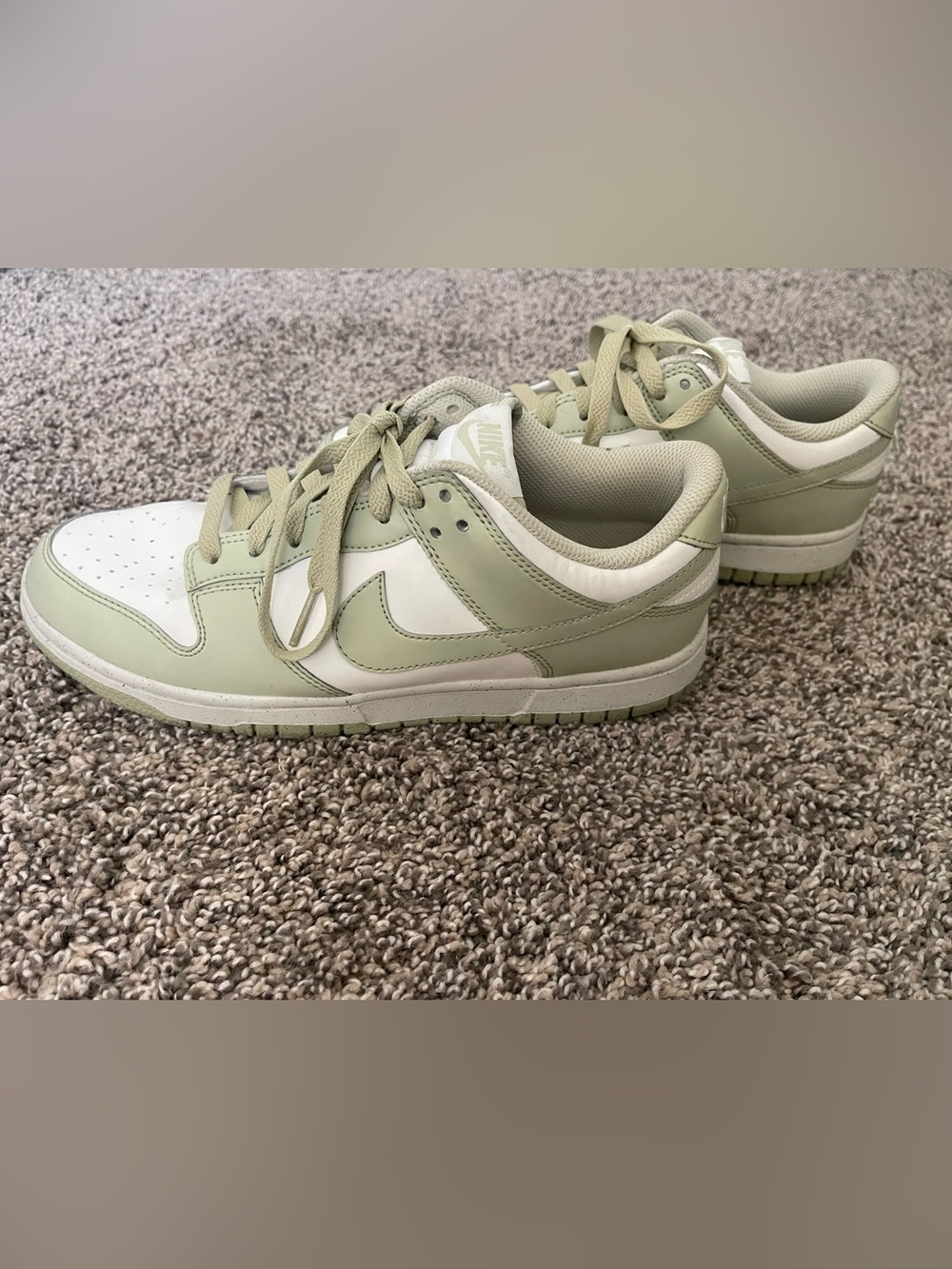 Women’s Nike Dunk Low Next Nature Olive Aura Sneakers Size 9